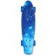 Круизер INDIGO SPACE (шасси алюминиевое, ABEC 7, колеса PU) LS-P2206B 56,5*15 см Сине-голубой